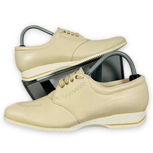 Barefoot Freedom Vintage Orthopedic Comfort Shoes Beige Leather Women's 9.5 AA